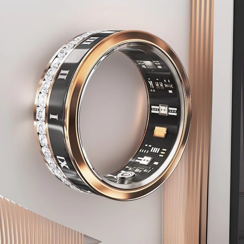 工厂发批 跨境高端镶钻智能戒指 心率睡眠血氧检测多功能运动指环,饰品/流行首饰/时尚饰品新,戒指/指环,淘宝优惠券,粉丝福利购,淘宝优惠卷