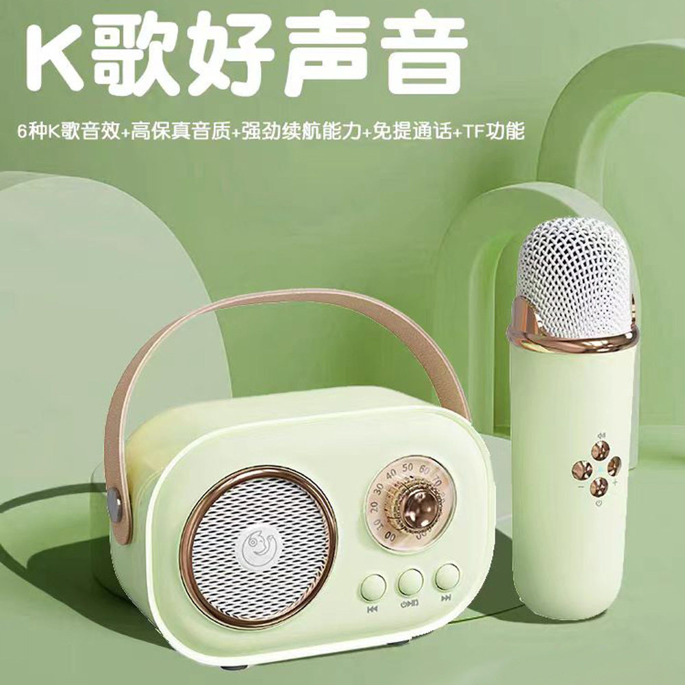 款歌蓝牙音箱带话筒麦克风卡拉图片