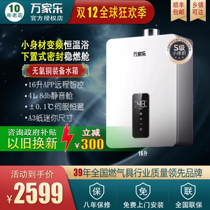 Macro/万家乐 JSQ30-16RS20小尺寸零冷水恒温天然气燃气热水器A3X