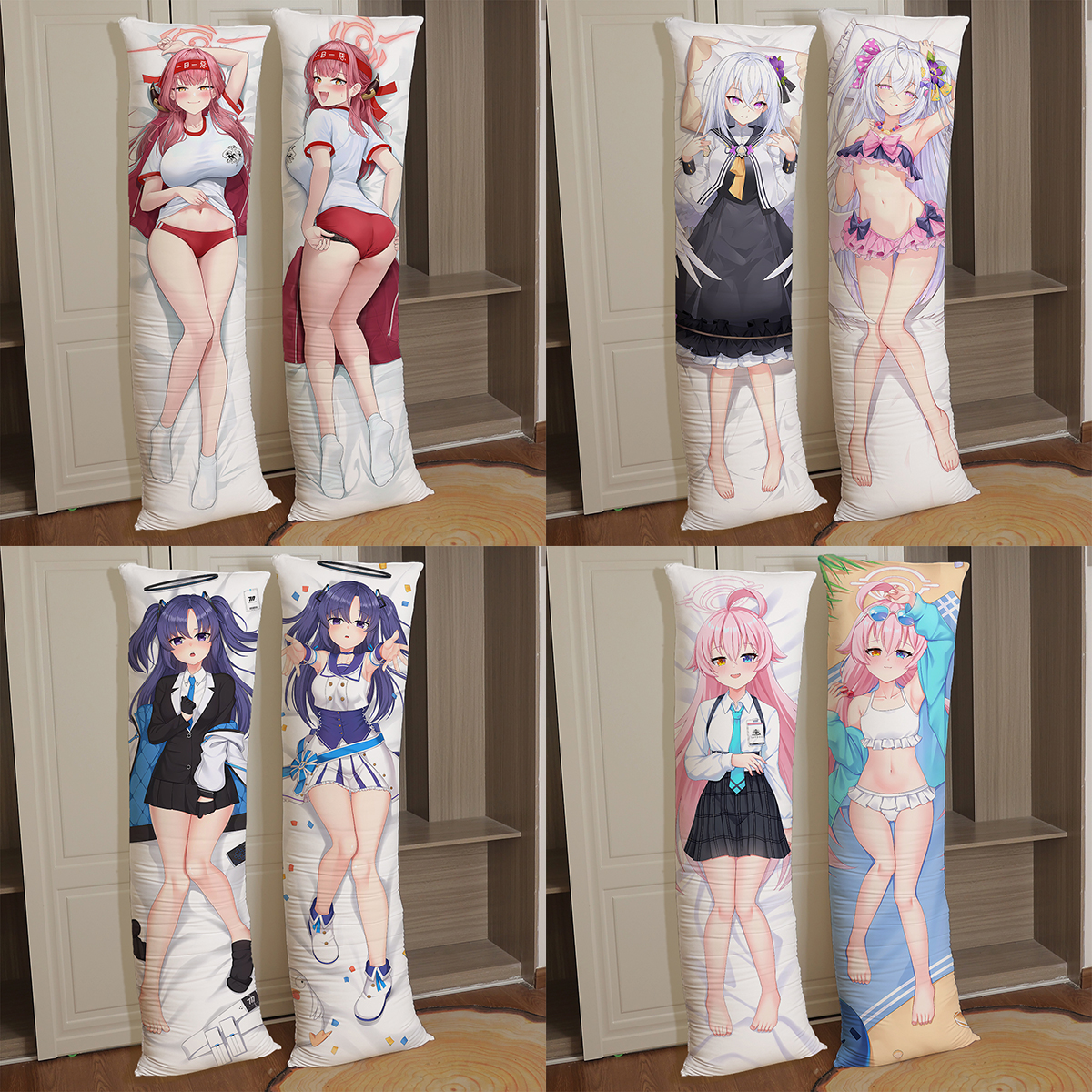 狐狸窝 蔚蓝档案等身抱枕大叔长条抱枕白洲梓动漫周边抱枕套包邮