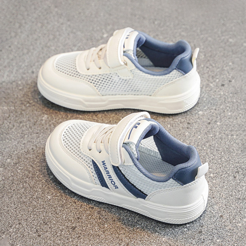 回力童鞋透气网面小白鞋女童鞋子2026夏季新款镂空儿童运动鞋板鞋