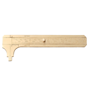 卡尺珠宝专用高精度纯铜数显游标卡尺测量迷你文玩核桃铜卡尺