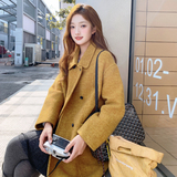 法式慵懒风双面呢羊毛大衣女秋冬2025新款爆款独特超好看时髦外套，女装毛呢外套，2D116