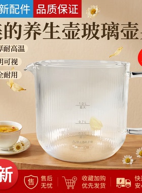 全玻璃养生壶高硼硅壶体配件