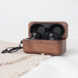 适用于Panasonic/松下AZ100/AZ80实木保护套Technics无线耳机胡桃木质全包创意个性保护壳男