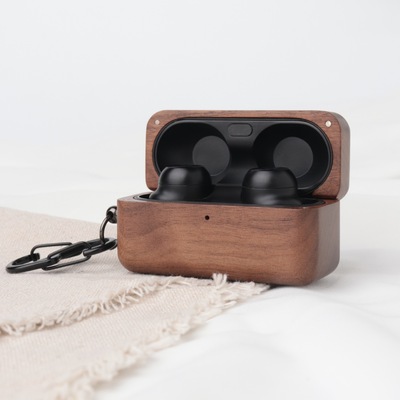 适用于Panasonic/松下AZ100/AZ80实木保护套Technics无线耳机胡桃木质全包创意个性保护壳男