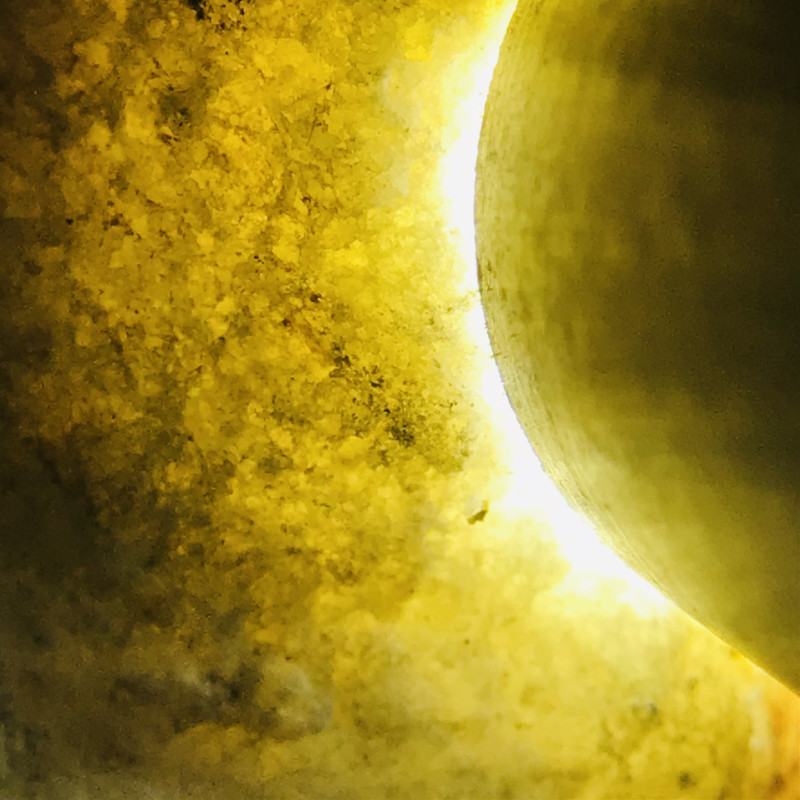 老坑木那白岩沙手镯料冰种 缅甸纯天然翡翠原石玉石毛料