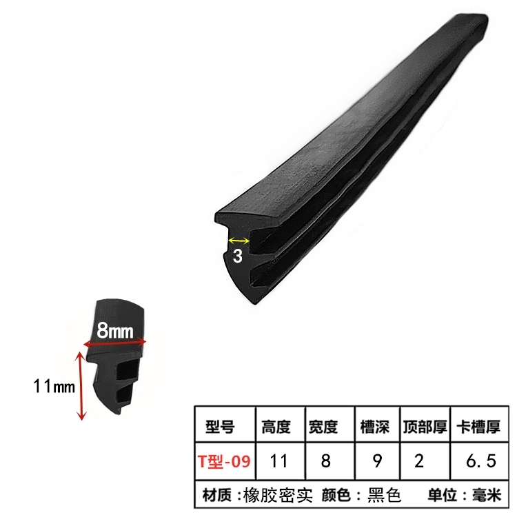 橡胶玻璃压条断桥铝合金塑钢门