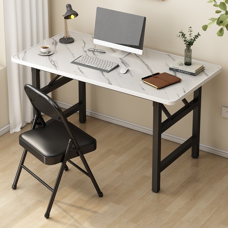 折叠桌子家用学生电脑桌简易办公写字桌长方形便携宿舍小户型饭桌