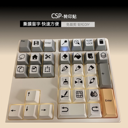 画图功能图案键盘留字转印贴字