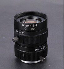 C口定焦300万像素 12mm手动光圈 工业相机镜头机器视觉摄像