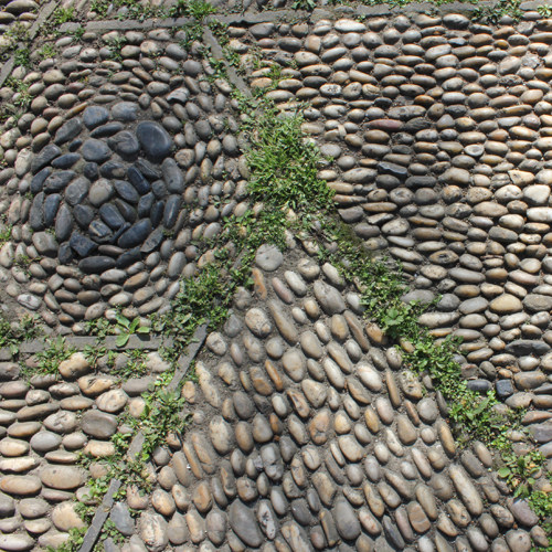 天然原石 雨花石 鱼池用及地面装饰 鹅卵石 方解石 洗米石 海峡石