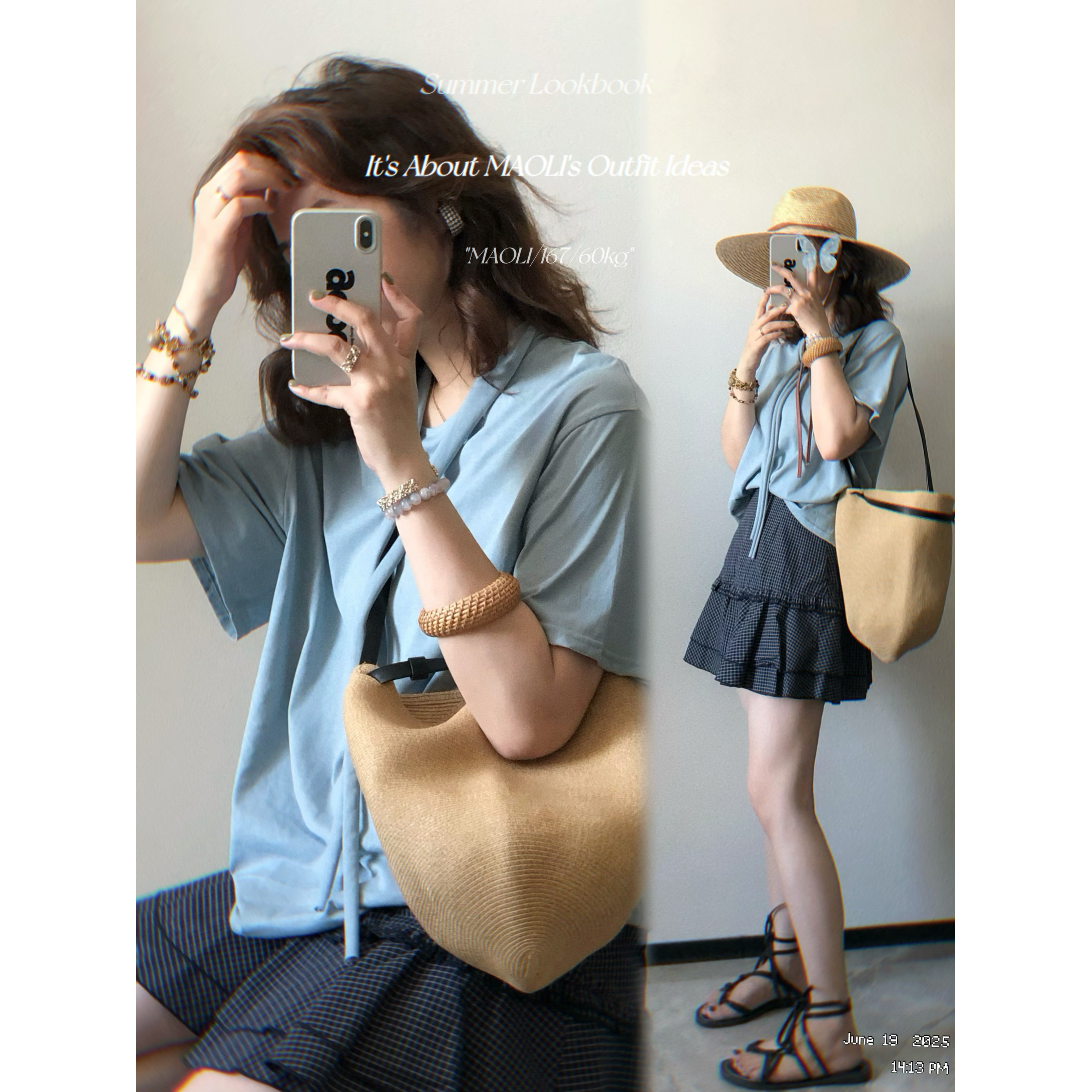 毛丽小四郎【chic休闲系带】层次感气质百搭简约韩系T恤短袖女夏