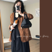 毛丽小四郎 外套女通勤 小众做旧麂皮西装 中古风 复古高级感