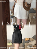 毛丽小四郎 花苞lady 光泽感阔挺高腰A字花苞半身短裙女气质