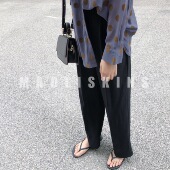 夏新款 女 裤 九分休闲裤 毛丽小四郎 可温油可帅气 宽松随意西装