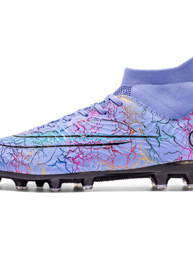 新款FGTF足球鞋男士透气高帮长短钉青少年足球鞋时尚学生