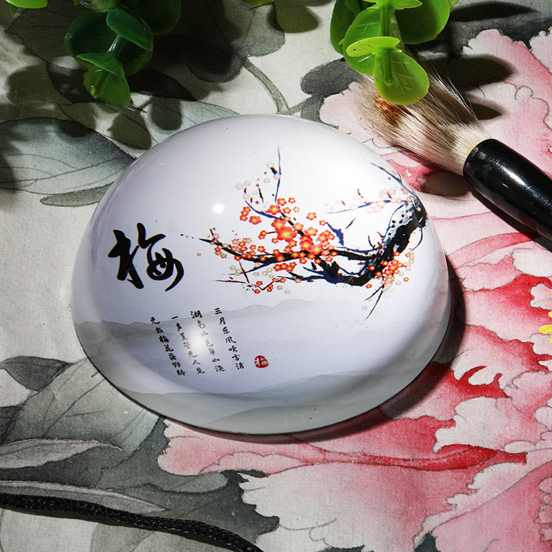 教师节礼品水晶玻璃球定制镇纸装饰摆件学生送老师长辈实用谢师礼