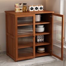 碗柜家用厨房多层放剩菜橱柜出租房收纳储柜农村老式纱窗透气菜柜