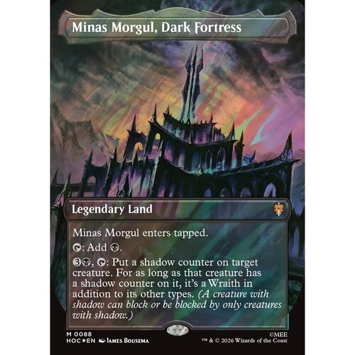 万智牌 HOC_88_Minas Morgul  黑暗堡垒米那斯魔古尔 潮涌闪
