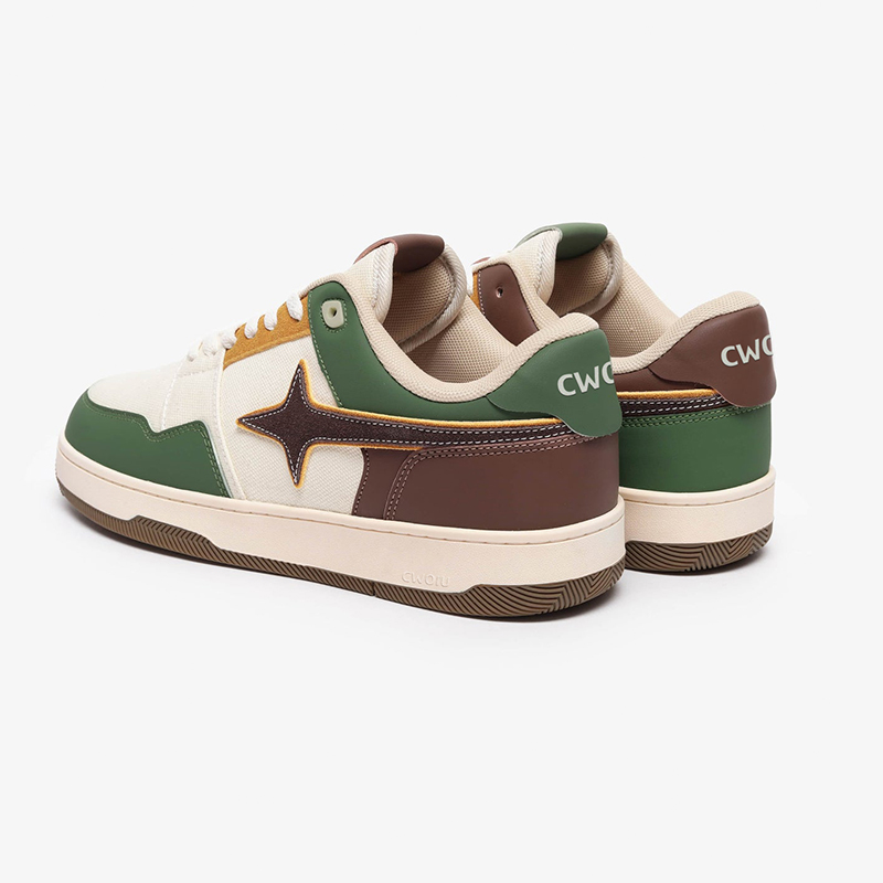 CWOIU新款黑白熊猫板鞋男秋季