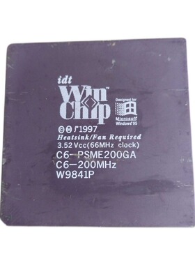 C6-PSME200GA  C6-200MHZ 586 背面镀金电脑CPU 散新现货可直拍ZJ