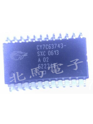 CY7C63743-SXC 封装SOP24 嵌入式 应用特定微控制器 现货可直拍