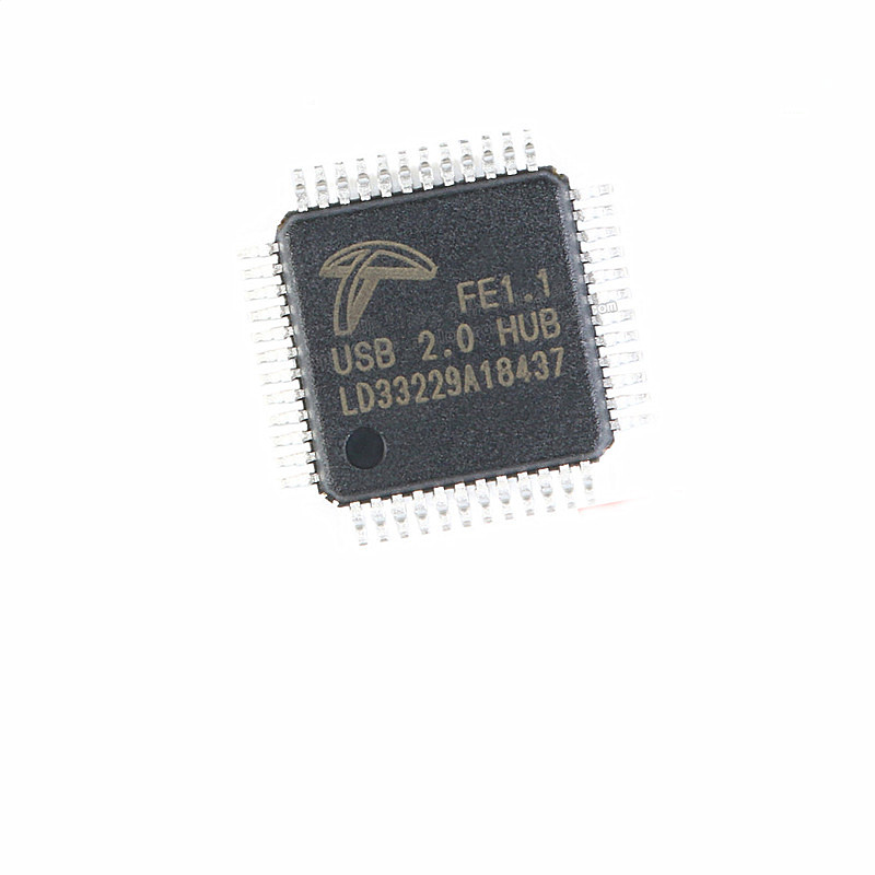 FE1.1   FE2.1  FE1.1S  LQFP-48高速四端口集线器  可直拍ZJ