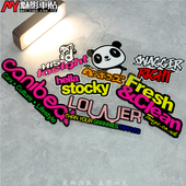 汽车贴 潮牌个性 机车电单车反光防水贴纸 JDM 魅影车贴