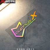 车贴 反光贴 贴纸 劲战俱乐部 魅影车贴