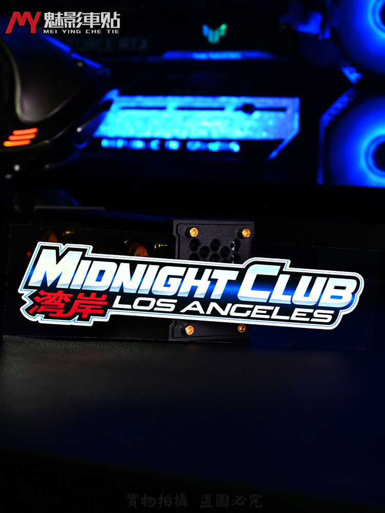 魅影车贴 湾岸3DX Hellaflsuh HF JDM改装反光贴 汽车贴纸贴