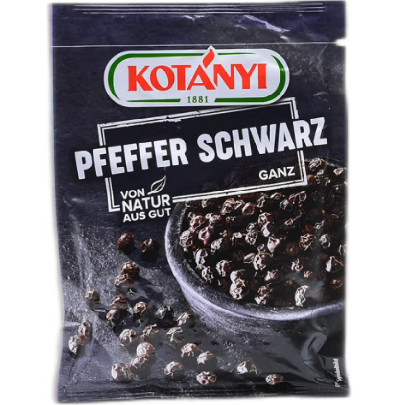 原装进口KOTANYI可达怡黑胡椒粒30g黑胡椒粉西餐调味料牛排配料