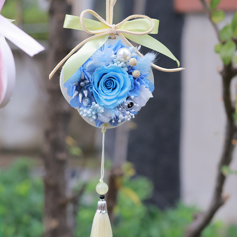 永生花沙龙手工DIY材料包车挂件