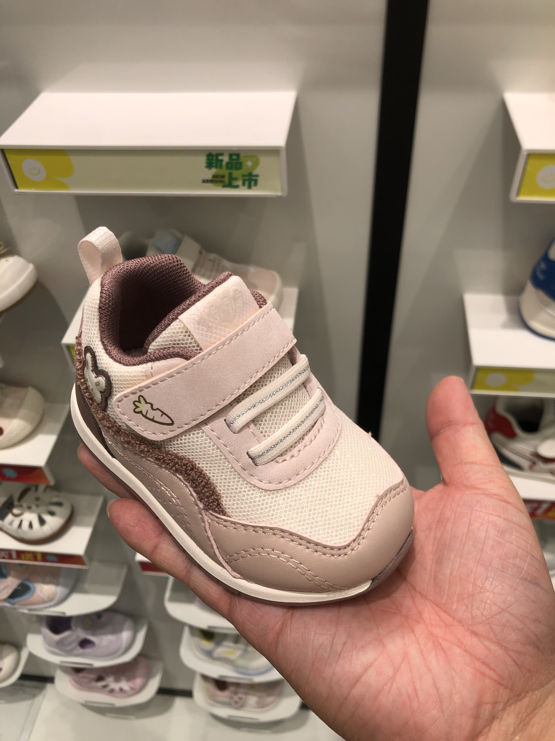 江博士专柜正品2024秋季女宝一段软底防滑机能鞋步前鞋b1301671