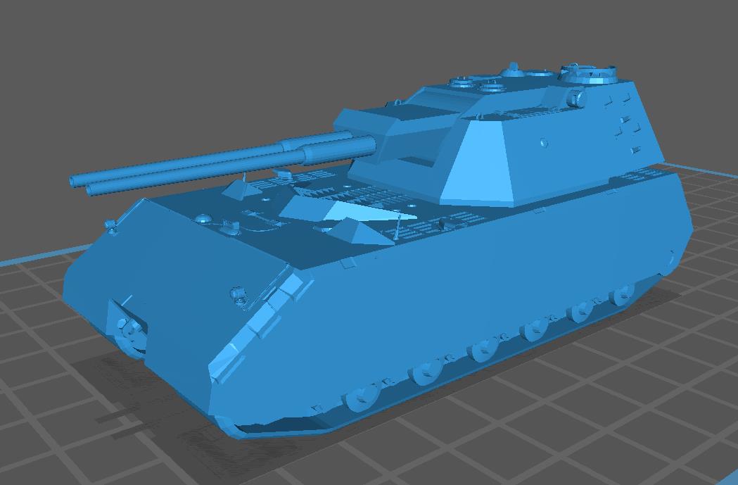 Maus重型坦克树脂模型