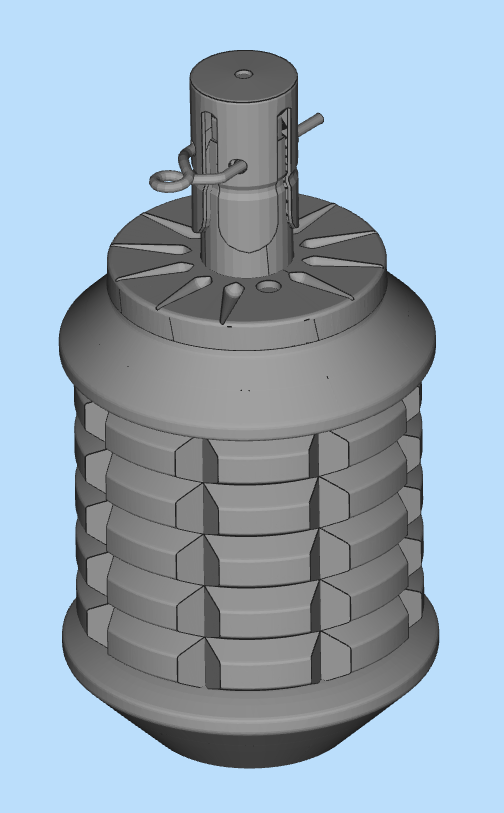 97式手雷影视表演道具模型教具模型cos手办道具缩比模型