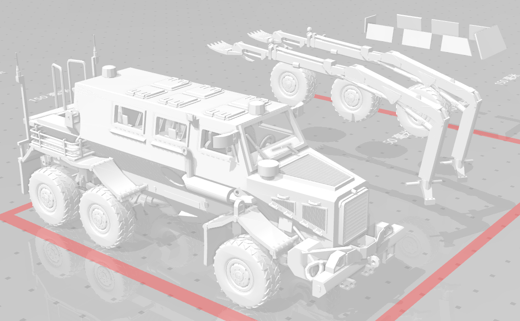 1/72 1/100 1/64 美军 buffalo mrap 6x6 大水牛 轮式装甲车 工程