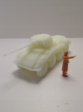 二战 德国 美洲豹 puma 装甲车 sdkfz234 微观世界工作室 3D打印