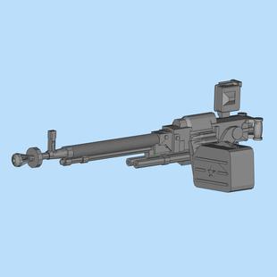 俄罗斯T 80车载机枪德什卡