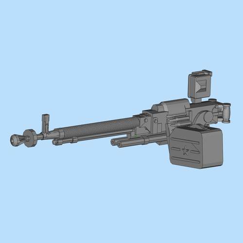 1/18 1/6 1/16 1/35 1/30 俄罗斯T-72 T-55 T-80车载机枪德什卡