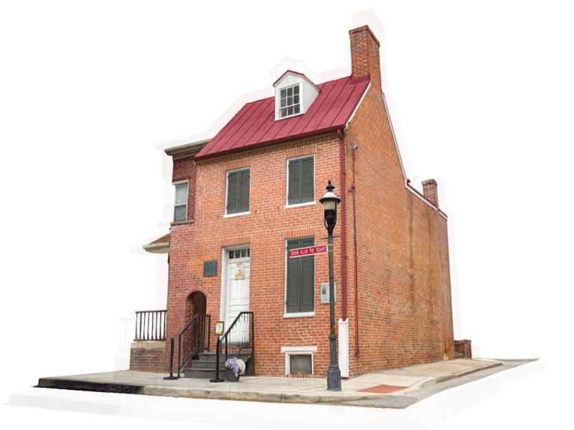 1/72 1/48 1/35 1/18 1/64 埃德加爱伦坡故居 打印树脂 电子图纸