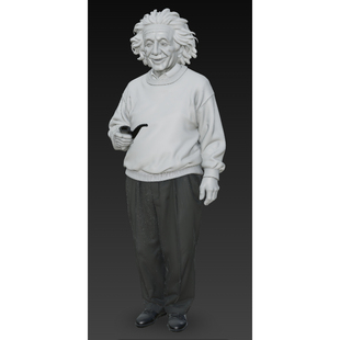 世界科学名人爱因斯坦模型树脂3d打印