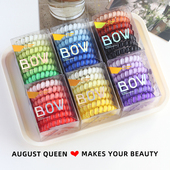 彩色无痕电话线发圈大号不勒发绳高级感电线圈头绳女扎头发皮筋