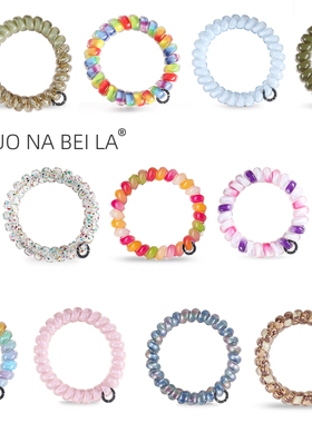 电话线发圈女高级感高弹力电话绳泰莉TT圈发绳无痕不勒发夏天头绳