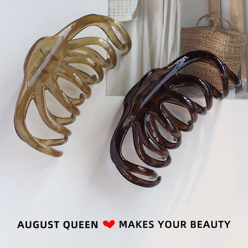 巨能抓发量多超大号抓夹2025新款高级感后脑勺盘发夹鲨鱼夹头饰女