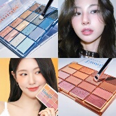 wakemake唯可魅16色眼影盘复古19号蓝色Y2K复古千禧辣妹妆20号橙