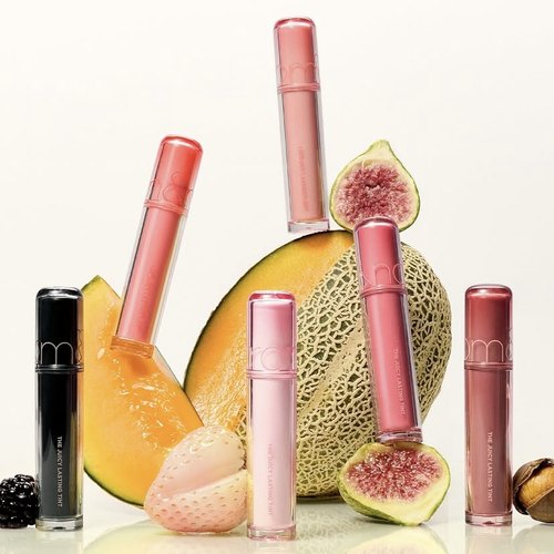 新色▲韩国romand果汁2.0唇釉唇彩唇蜜25#01#34#35无花果奶镜面持