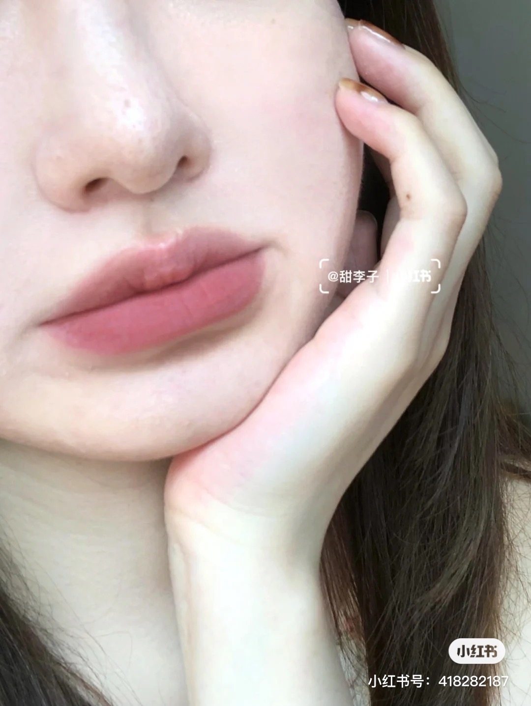 温柔唇釉黑兔hyntoor唇泥哑光06马卡龙粉感唇颊