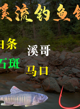 马口小白条石斑鱼专用钩