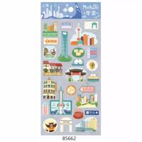 nekoni City Travelogue Album materials: Stickers of tourist cities such as Xi 'an, Hong Kong, Beijing, Chengdu and Guangzhou thumbnail 3
